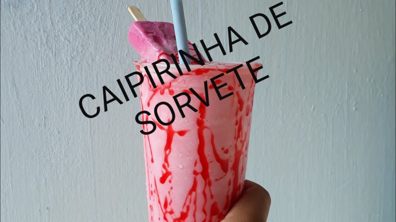 CAIPILÉ CAIPIRINHA DE SORVETE.