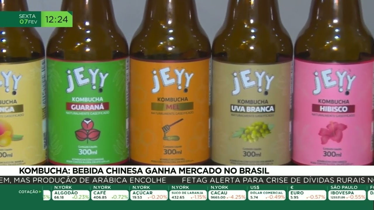 Kombucha: bebida chinesa ganha mercado no Brasil