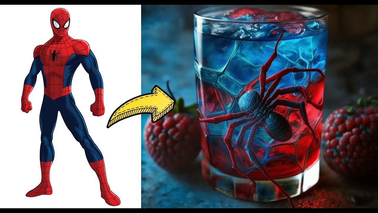 SUPERHEROES with their favorite DRINKS (MARVEL Cocktails)