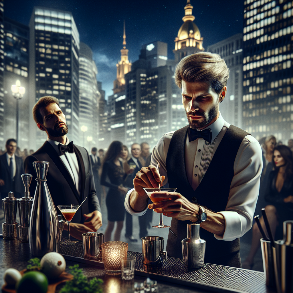 Barman para festa corporativa e moda em São Paulo
