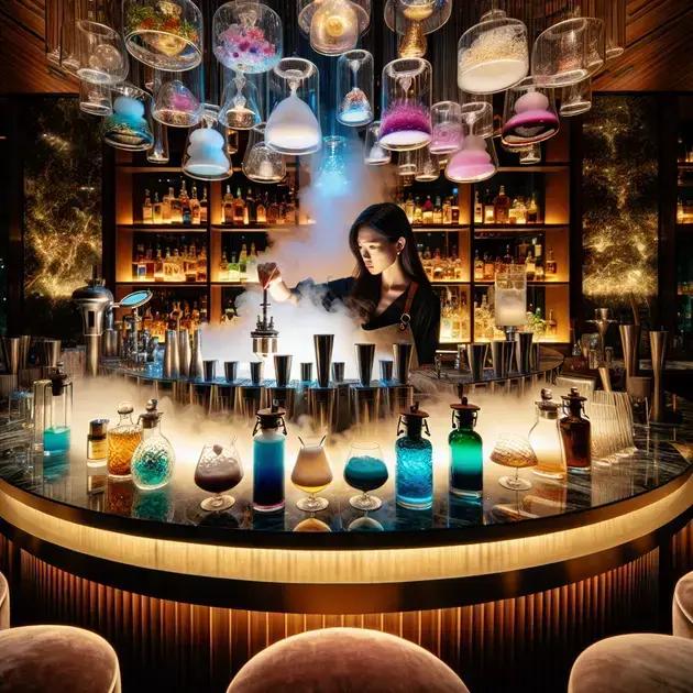 Barman para festa com drinks moleculares: inovação e sabor