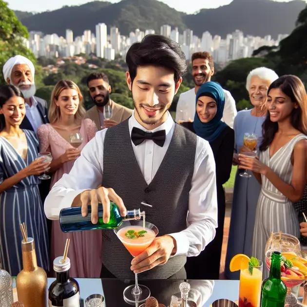 Barman para festa com mocktails: leve sofisticação e diversão ao seu evento