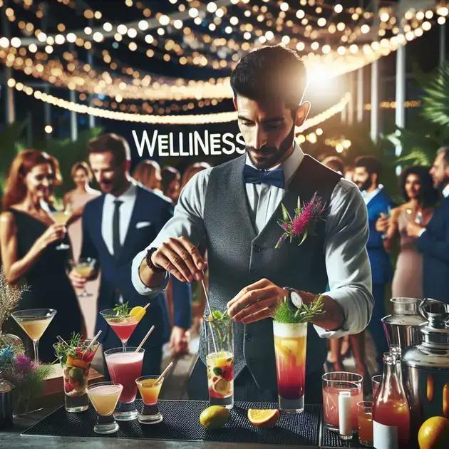 Barman para festa: drinks de bem-estar que encantam