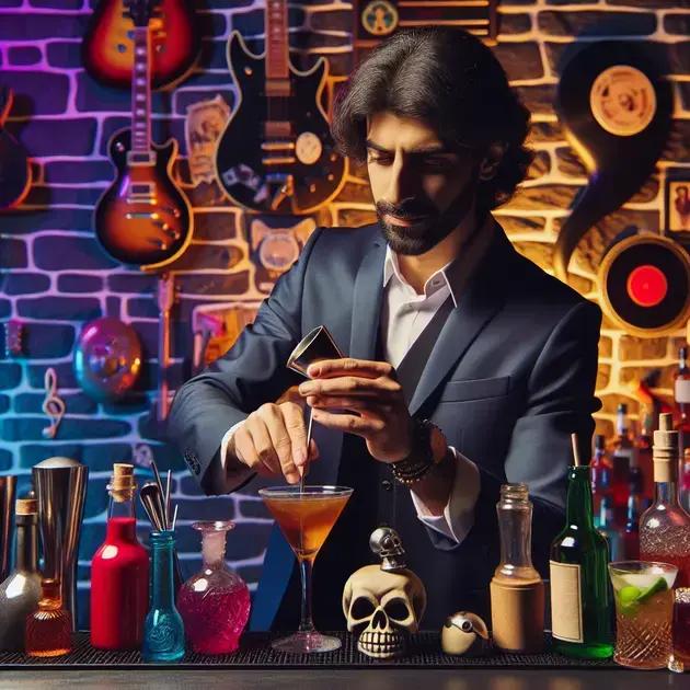 Bartender para eventos revela 3 drinks clássicos de rock imperdíveis