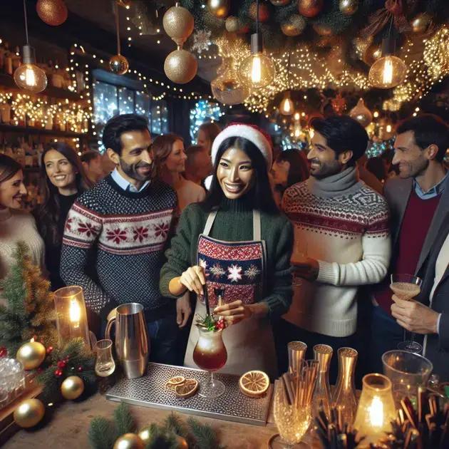 bartender para festa temática de natal: ideias para coquetéis festivos