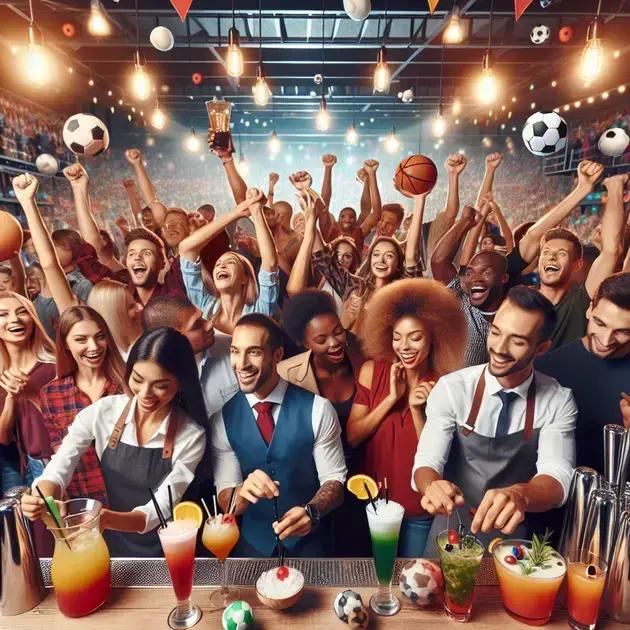 Bartenders para festa temática esportiva: transforme sua celebração