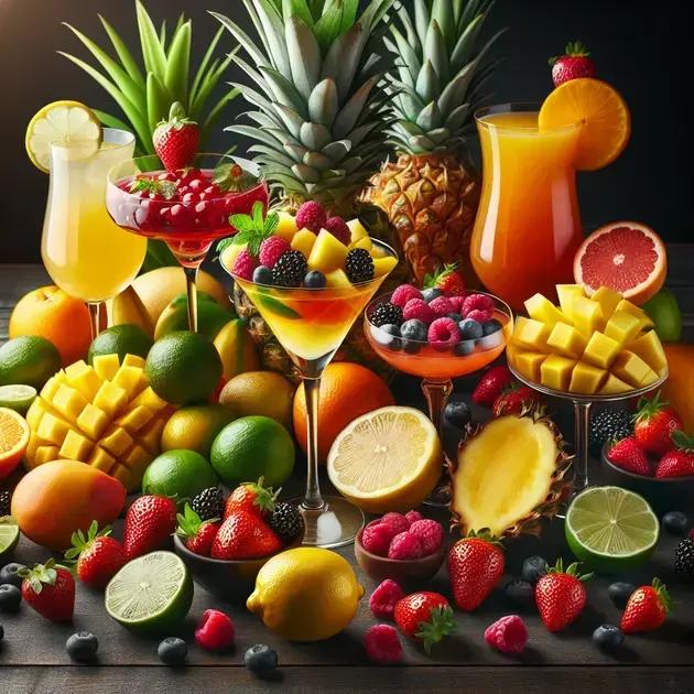 como escolher a fruta certa para cada coquetel