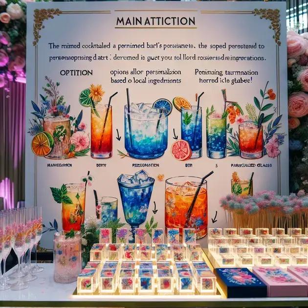 como personalizar o open bar do seu evento