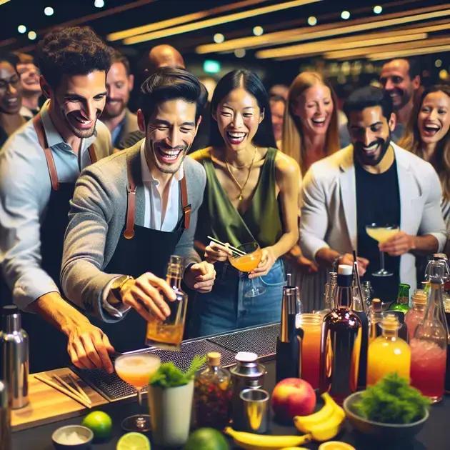 como uma oficina de drinks pode animar seu evento