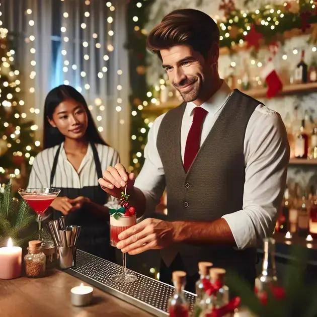 escolhendo o barman certo para o tema natalino