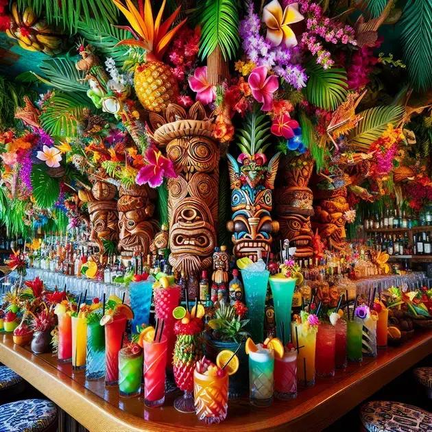 O que torna um coquetel tiki irresistível?