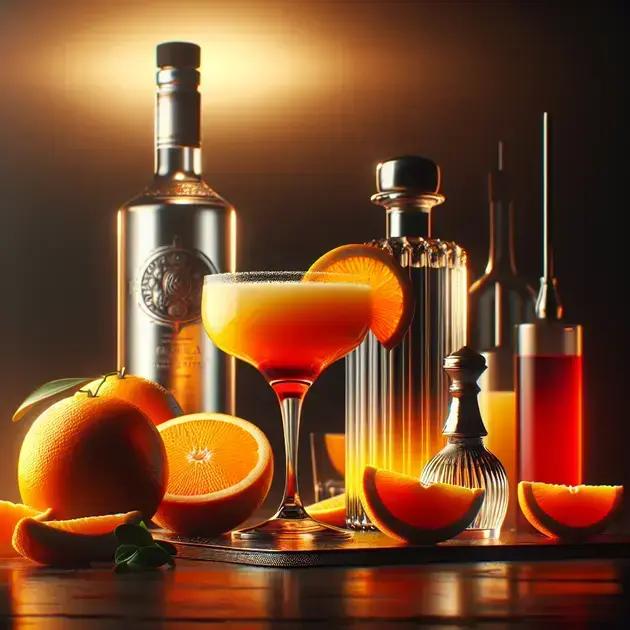 Os ingredientes essenciais do tequila sunrise