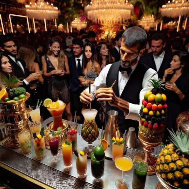Tendências de coquetéis em festas paulistanas