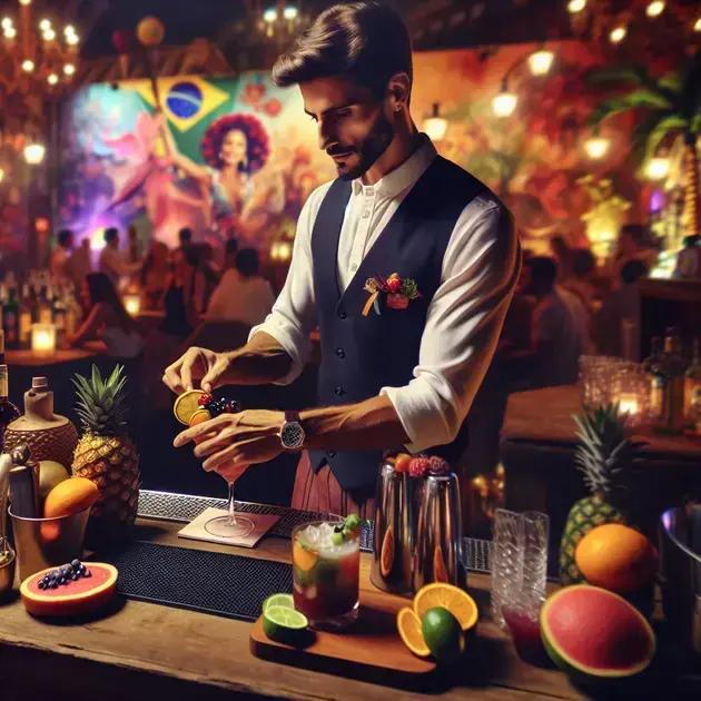 Barman para eventos com insumos brasileiros: descubra novas experiências