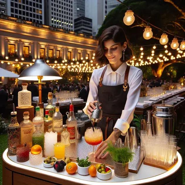 Barman para festa com bar itinerante: experiência única