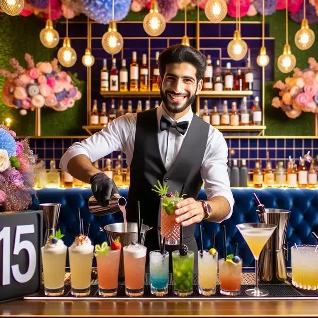 Bartender para debutante com menu personalizado: surpreenda seus convidados!