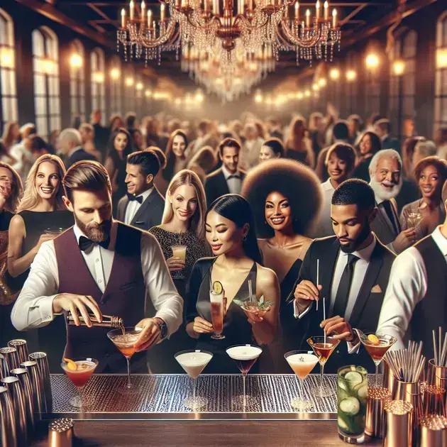 benefícios de um open bar personalizado para eventos