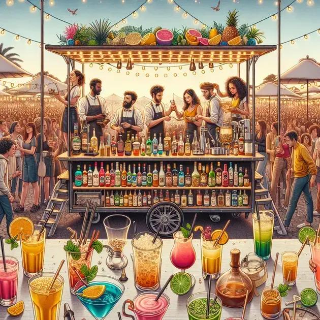 benefícios do bar itinerante em festas