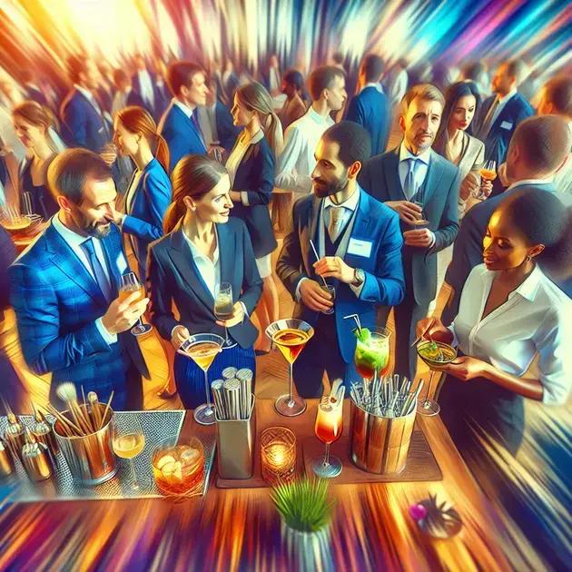 benefícios dos coquetéis em eventos corporativos