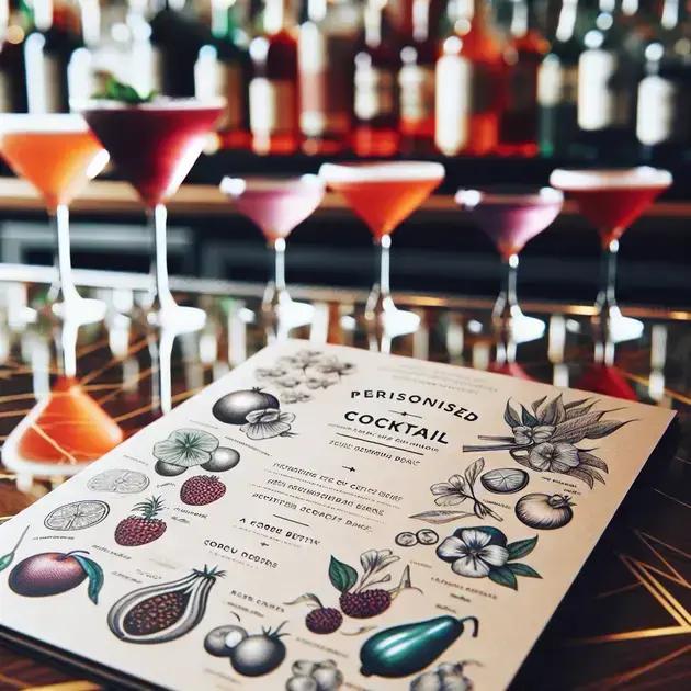 criar carta de drinks personalizada