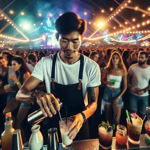 Empresa de barman para grandes shows: excelência em coquetelaria premium