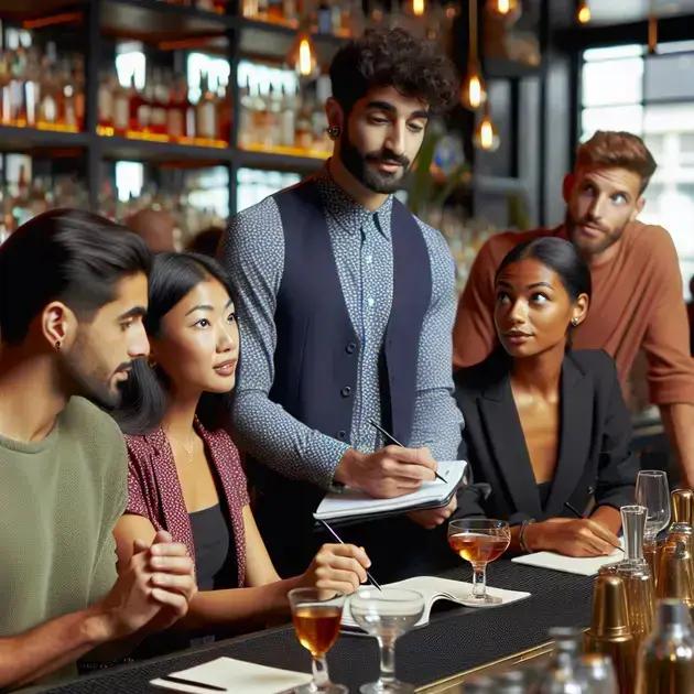 Empresa de bartendes: aula de etiqueta no bar essencial