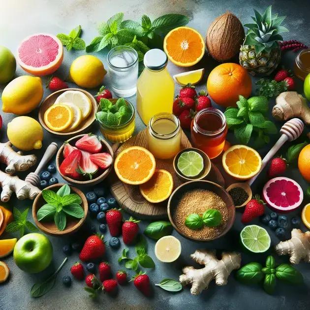 ingredientes mais usados na coquetelaria saudável