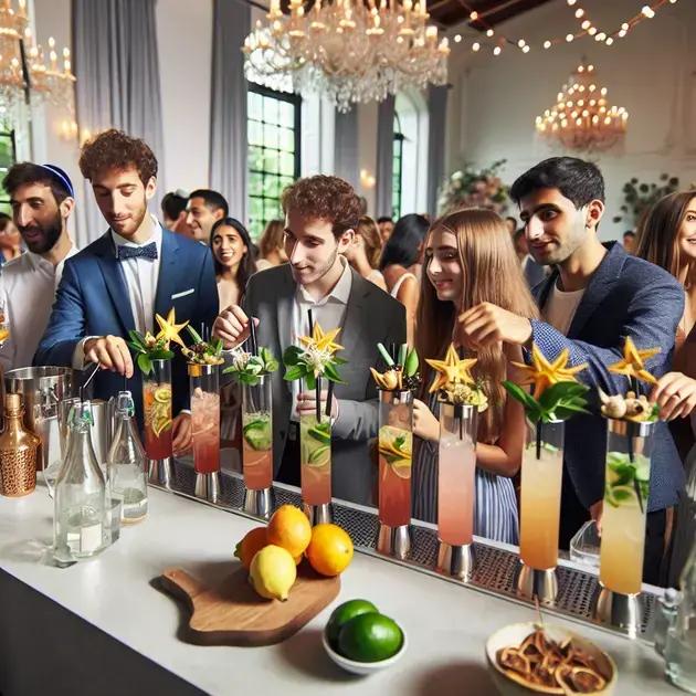 Tendências em drinks para bar mitzvá
