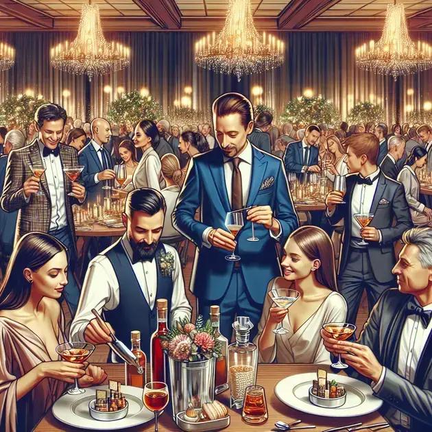 Influência dos licores em eventos sofisticados