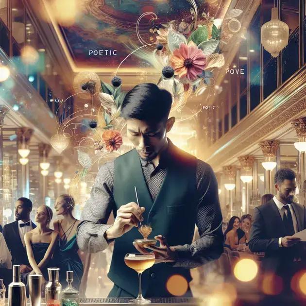 Servico de barman para festa com coquetel poético em SP