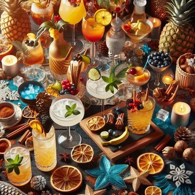 técnicas para harmonizar drinks com o tema da festa