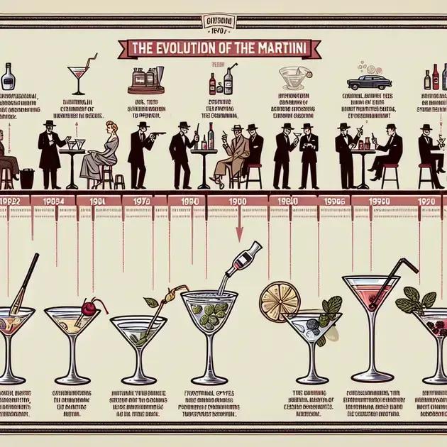 evolução e variações do martini ao longo dos anos