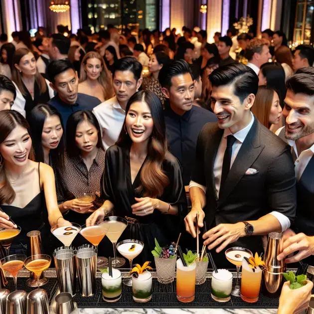 experiência da drinklandia em eventos Barman Festa de Aniversário