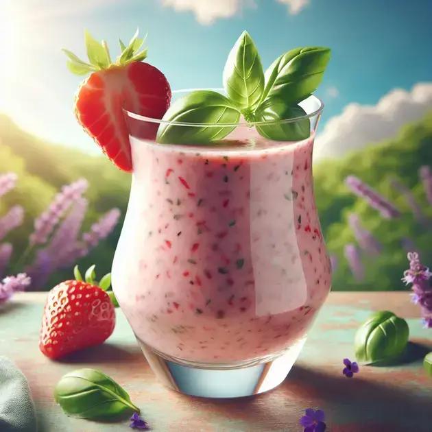 Ousadia na combinação: morango com manjericão fresco Ousadia na combinação: morango com manjericão fresco