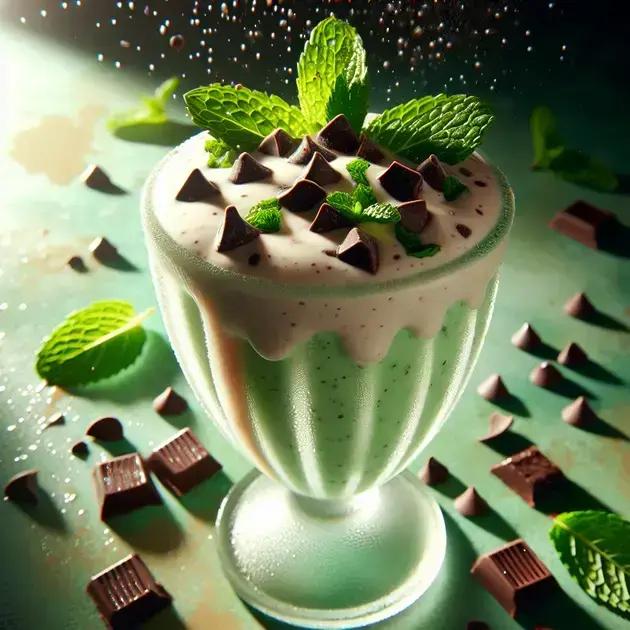 Refrescância garantida: menta com gotas de chocolate Refrescância garantida: menta com gotas de chocolate