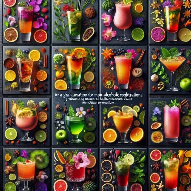 Tendências em coquetéis não alcoólicos