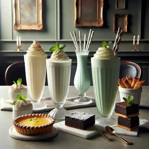 como escolher o milkshake ideal para cada sobremesa
