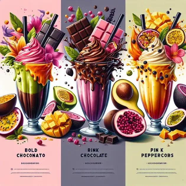 opções de combinações inusitadas e irresistíveis