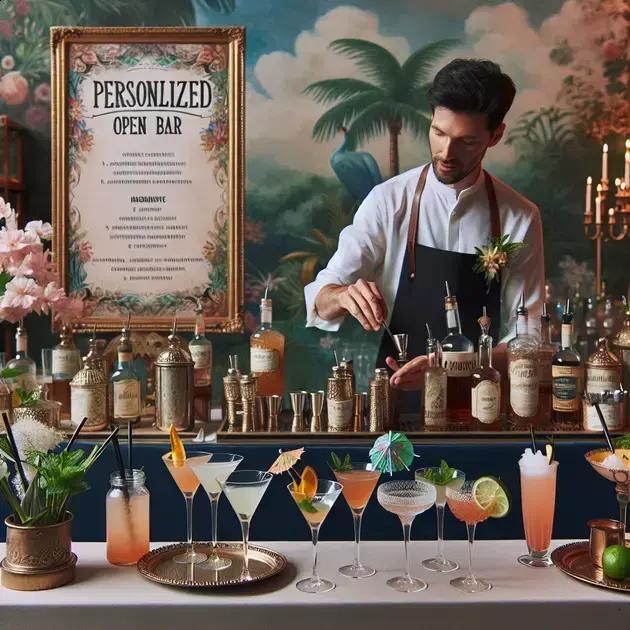 personalização do open bar