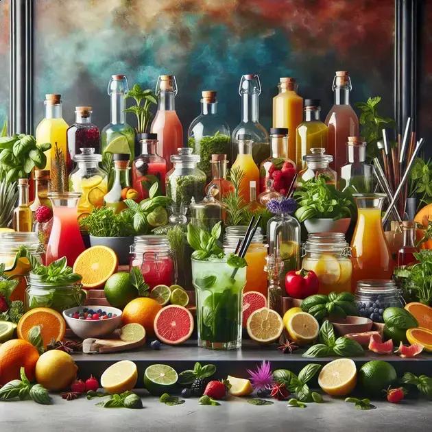 principais ingredientes para mocktails irresistíveis