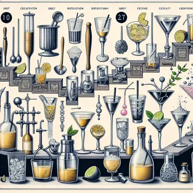 evolução do cocktail ao longo dos anos