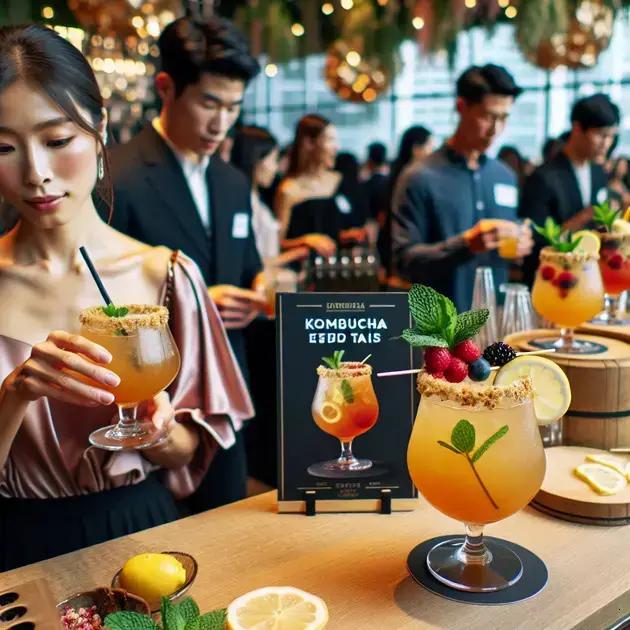 benefícios de servir drinks de kombucha em eventos