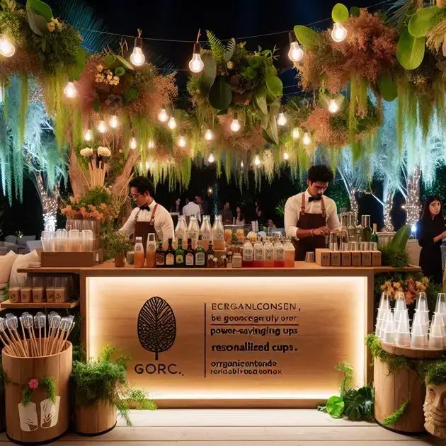 dicas para personalizar seu open bar eco-friendly