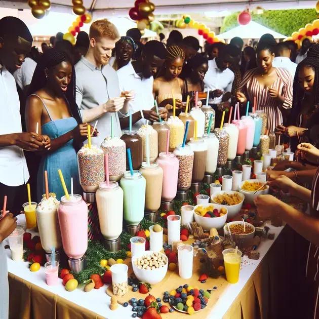 a versatilidade dos milk shakes em festas