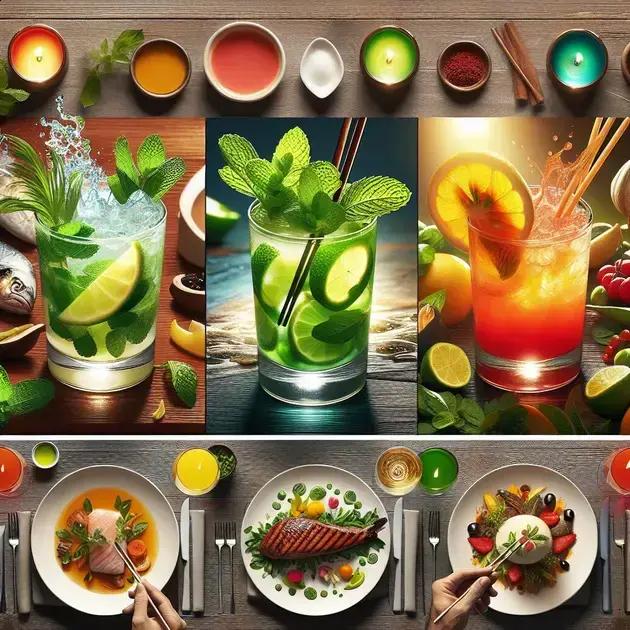 coquetéis e comidas: harmonizações perfeitas