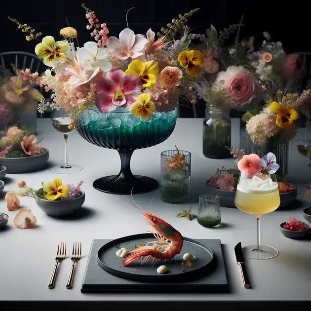 dicas para harmonizar drinks florais com o cardápio