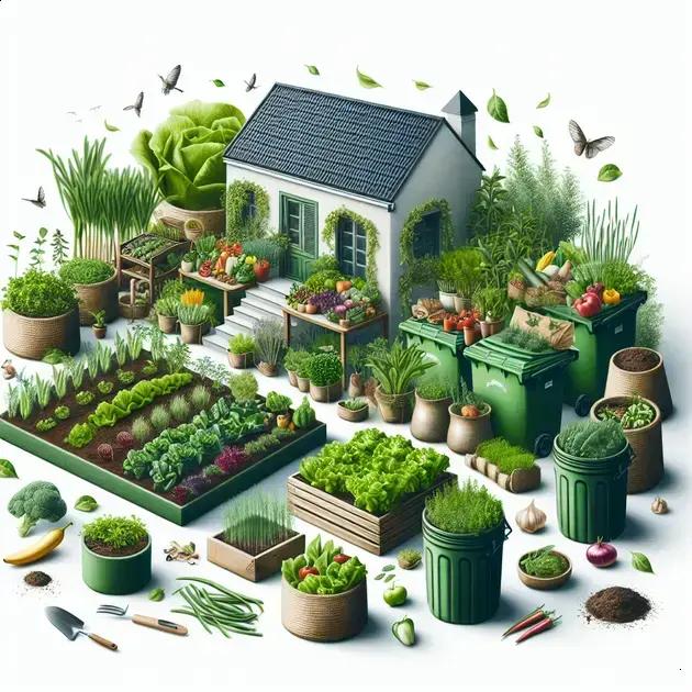 impacto sustentável de cultivar seus próprios ingredientes