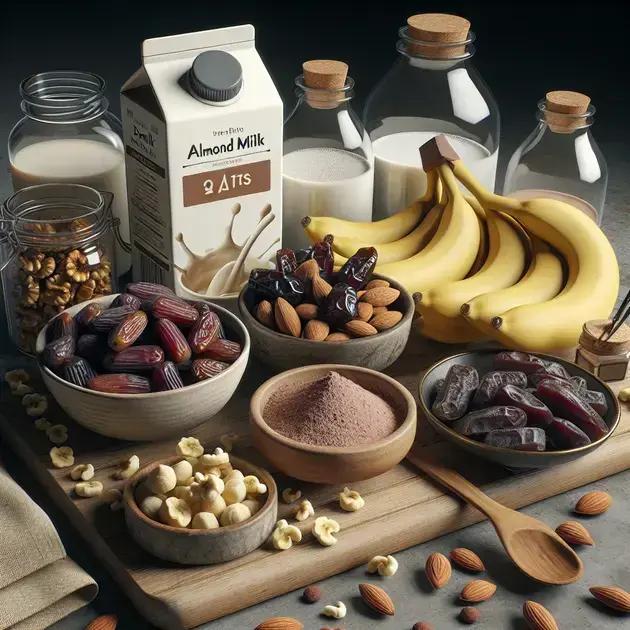 Ingredientes essenciais para um milk shake vegano perfeito