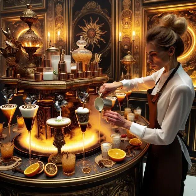 tendências de drinks com café em eventos